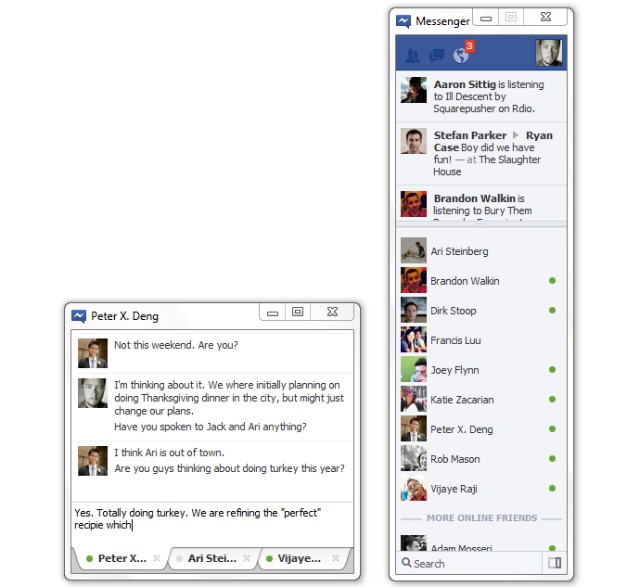 Download Facebook Chat portable Windows